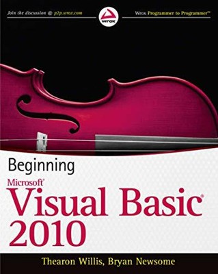 Beginning Visual Basic by Willis, Thearon 0470502223 FREE Shipping