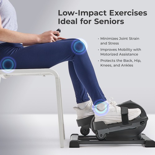 Sunny Health & Fitness Smart Motorized Mini Elliptical W 18x Speed - SF-E324028 - Picture 4 of 7