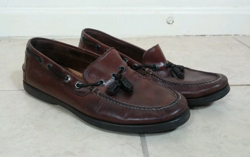 Orvis Brown Leather Boat Fishing Moccasin Shoe 9.5 D EUC Loafer Slip-On
Opens in a new window or tab