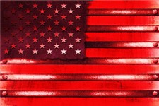 Red Rustic American Flag 24x36 Graphic Car Wrap Decal Vinyl Bike Motorcycle US