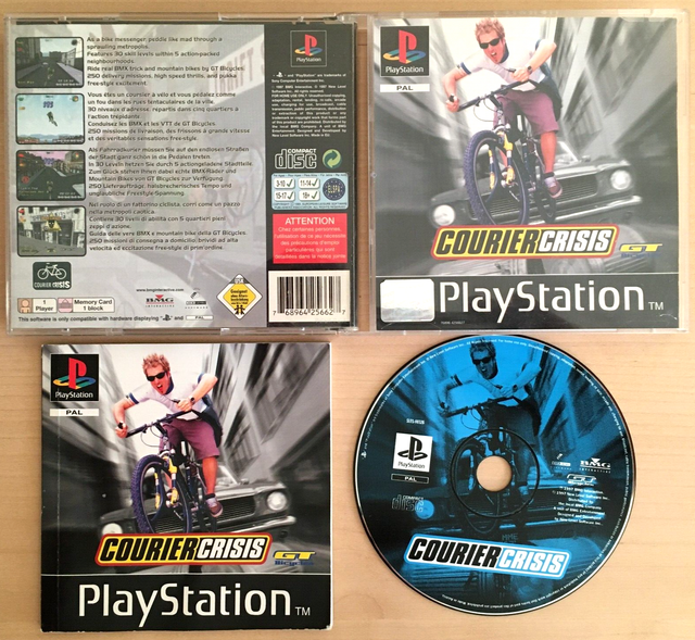 CD Demo PS1 Euro Demo 15 - Grand Theft Auto & Courier Crisis - PAL - Bon état Fonctionne