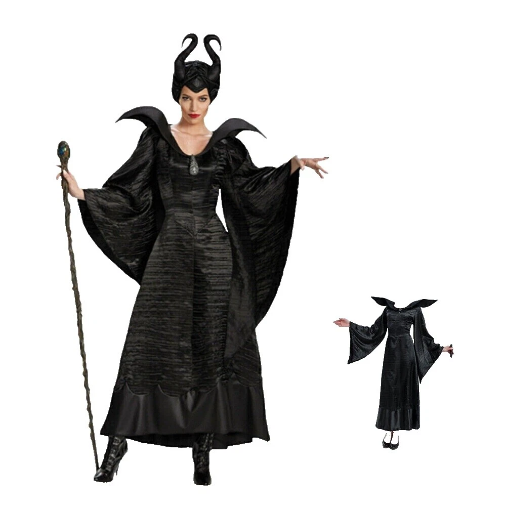 Poliéster Maléfica disfraces para mujeres