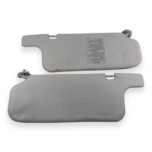 1996-2000 Toyota RAV4 Driver & Passenger Side Sun Visor Pair Gray Vinyl - Picture 4 of 7