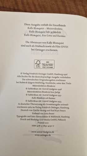 Astrid Lindgren, Kalle Blomquist - Bild 2 von 2