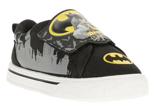Spider-man,Batman Toddler Boys' Canvas Strap Athletic Sneakers Shoes: 7-13 - Picture 8 of 12
