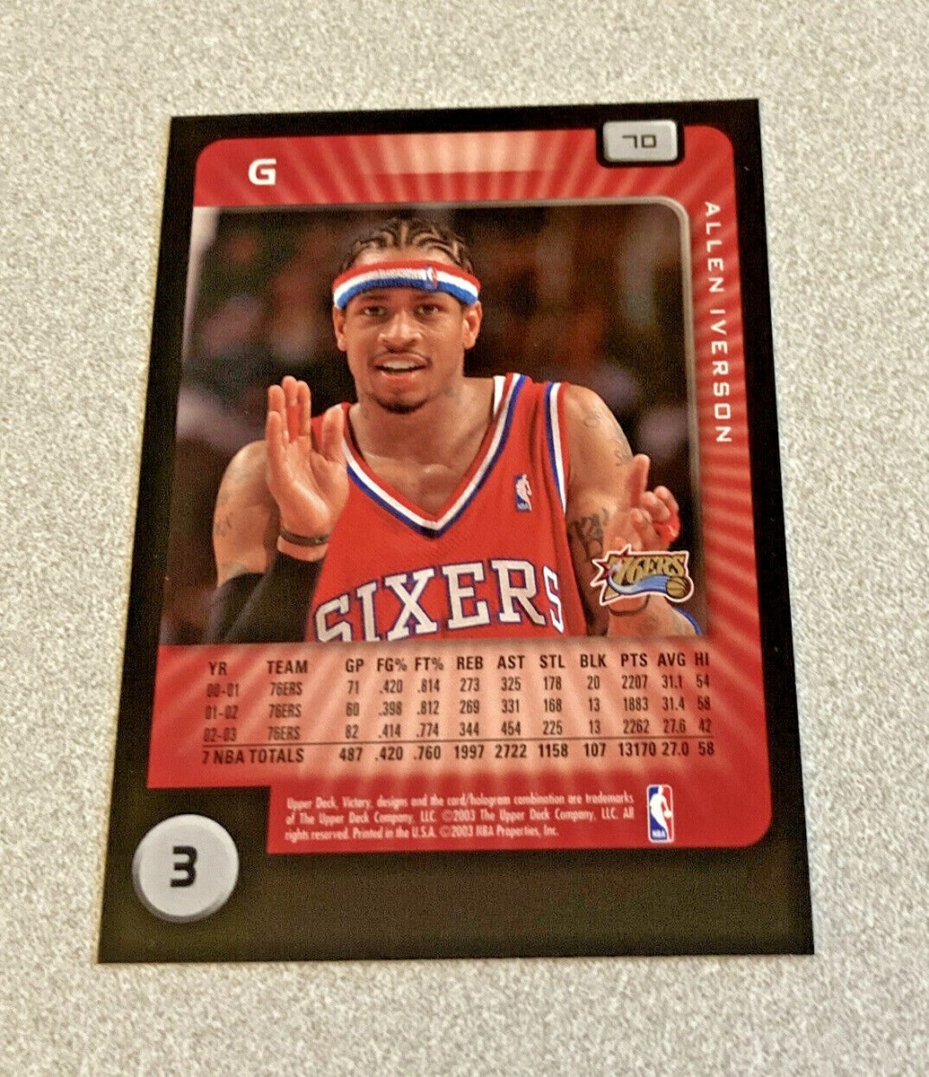 2003-04 Upper Deck Victory #70 Allen Iverson 76ers | eBay