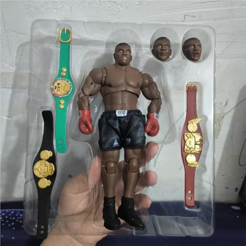 3 Head Face Storm Toys Boxing Boxer Champion Mike Tyson Final Round Mike - Picture 9 of 11
