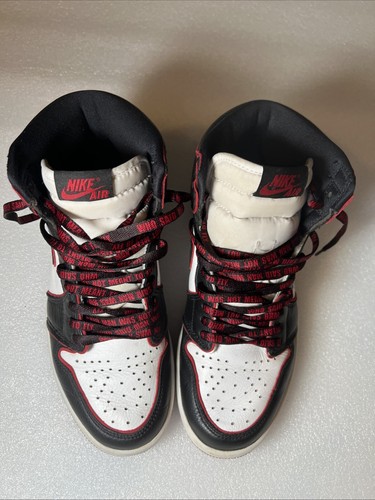 Nike Air Jordan 1 High OG Bloodline 2019 555088-062 Youth 7.5 - Picture 6 of 10