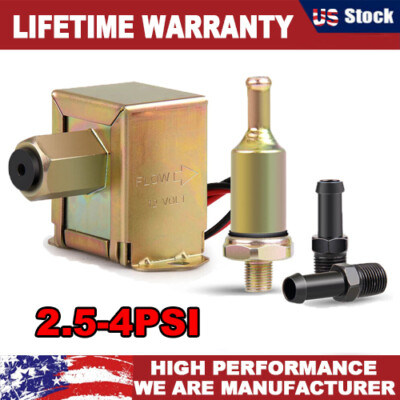 #ad Universal Electric Fuel Pump 12V Low Pressure 2 4 PSI Petrol Diesel Facet Style $17.95