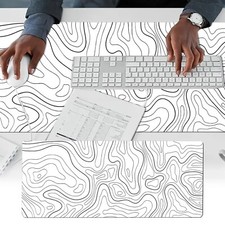 Extended Gaming Mouse Pad Large Size 31.5'' x 11.8'' Computer Keyboard Mat