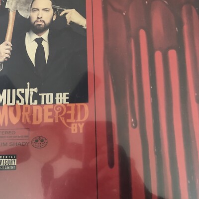 NEW: EMINEM - Music To Be Murdered By, Rare Red Black Splatter 2x Vinyl LP