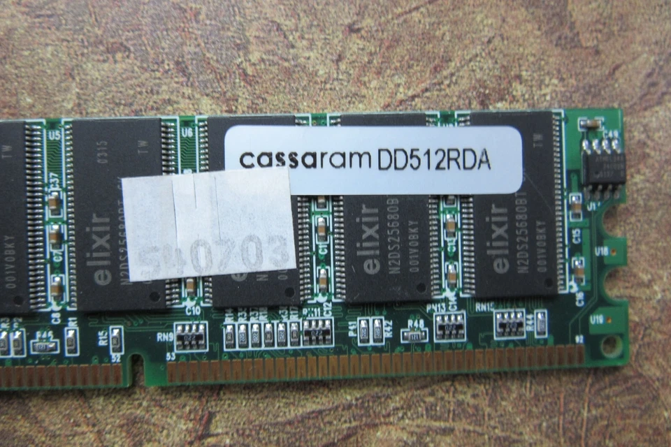 ELIXIR 512MB PC2700 (DDR-333) CL2.5 RAM Memory PC2700U-25330 - Image 3 of 4