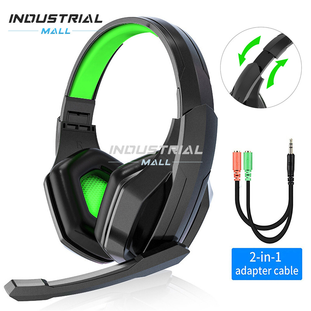 Gaming Headset with Microphone Wired Noise Cancelling Over-Ear Headphones for PC-image