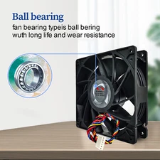 KZ14038 DC12V 7.2A 6-pin Ball bearing Cooling Fan 7000RPM Whatsminer M30 M21 M30