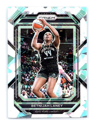 2023 Panini Prizm WNBA Basketball #7 Betnijah Laney Cracked Ice Prizm Liberty