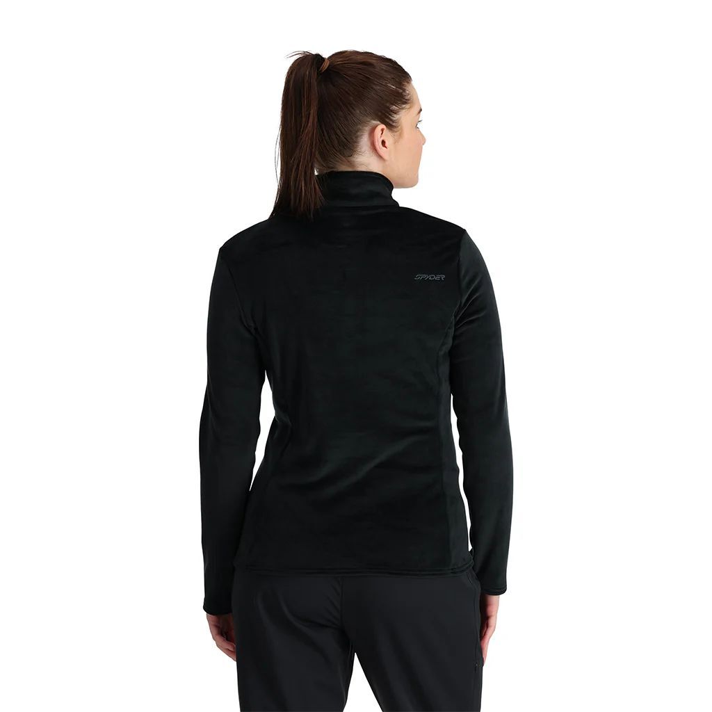 (取寄) スパイダー レディース シマー バグ 1/2 ジップ Spyder women Shimmer Bug 1/2 Zip Black Spyder Shimmer Bug 1/2 Zip Women's Shirt, Black, Large | eBay