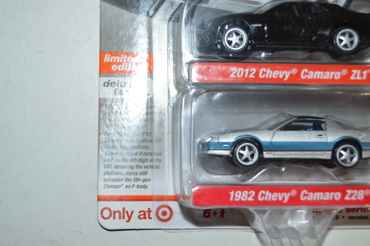 Auto World 2 Pack Chevy Camaro 2012 ZL1 + 1982 Z28 2022 Target