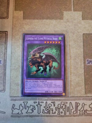 YUGIOH TCG CHIMERA THE FLYING MYTHICAL BEAST MZMI-EN040 COLLECTORS RARE 1ST ED