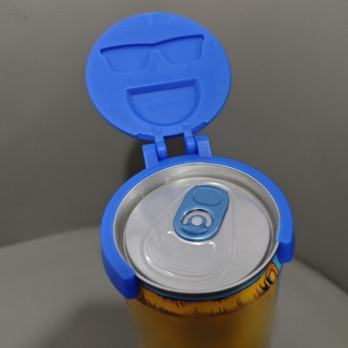 Copri Lattine in Plastica Riutilizzabile Proteggi Bevande Antiperdite per Uso Viaggio Esterno - Foto 6 di 10