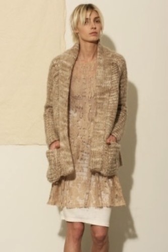 Stein kid mohair cardigan - Gem Stein kid mohair cardigan - Gem
