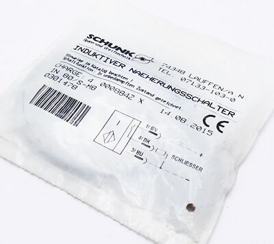 Schunk IN80/S-M8 0301478 Induktiver Näherungsschalter -unused/OVP-