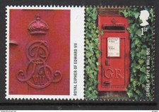 Great Britain 2009 single 1st Smiler Sheet commemorative stamp with label.