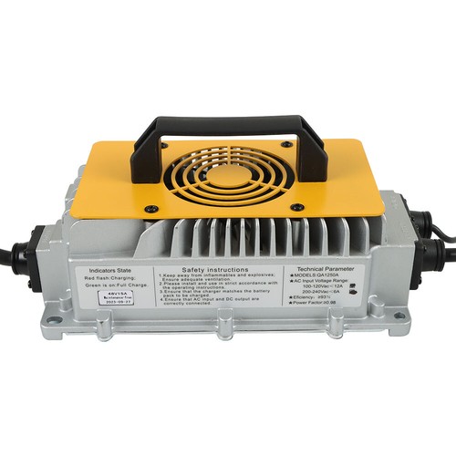 For EZGO Club Car Yamaha Golf Cart 48V 15A Charger Waterproof O-Type Terminal - Picture 3 of 11