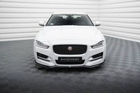 Front Ansatz FüR Jaguar XE R-Sport X760 Schwarz Spoilerlippe Schwert