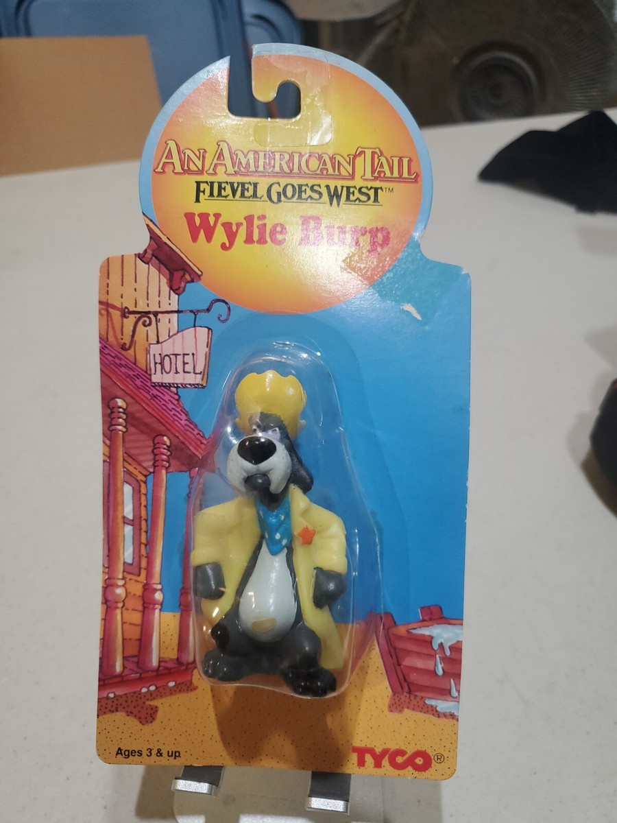 An American Tail Fievel Goes West Wylie Burp Figure Doll 1991 Tyco