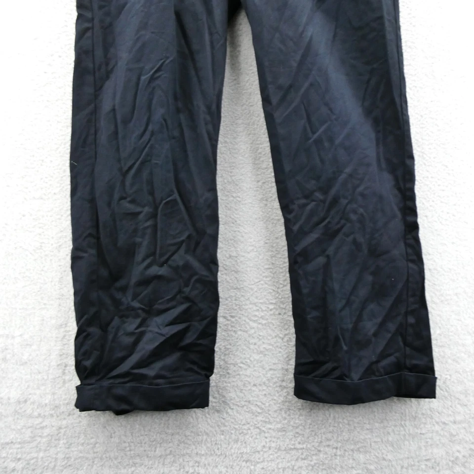 IZOD хаки брюки 34 x 29 мужской темно-синий прямой ноги 34 x 29 бизнес Chino брюки - Изображение 2 из 4