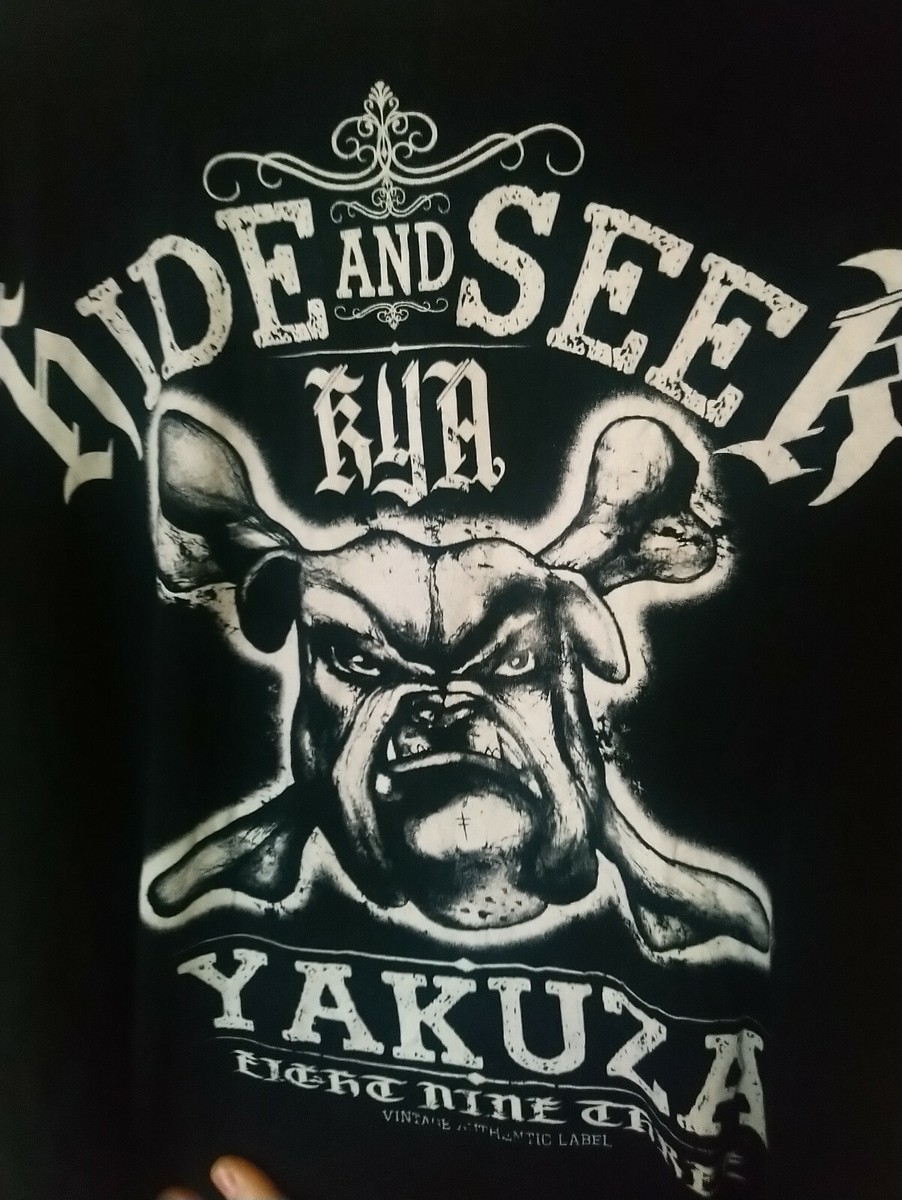 Yakuza Eight Nine Three Japanese Bulldog Gangsta Black