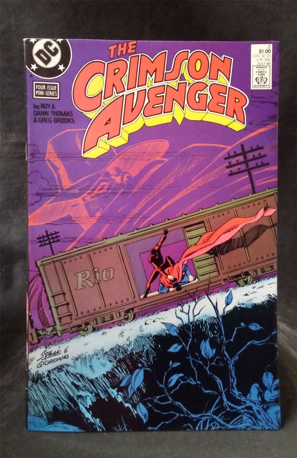 Crimson Avenger #2 1988 DC Comics Comic Book 