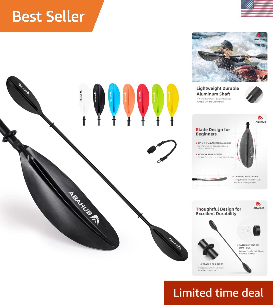 Oar With Adjustable Blades - Energy-efficient Design
