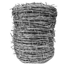 Barbed Wire 100m Galvanised Steel Stock Fence Livestock Security 1.6mm Thick