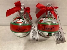Ganz Cheerful Snowman Ornament - Personalized. Choose Any Name You Want