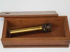 Antique Brass Microscope Pocket Spectroscope #TG7