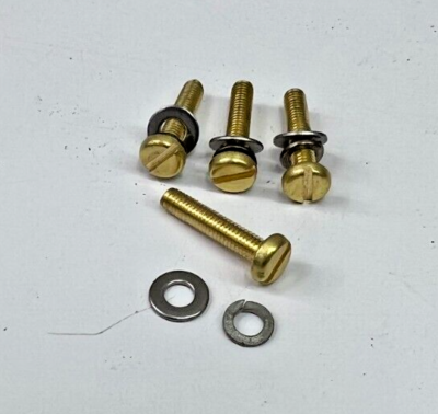 BRASS Harley CV Carb Cover Screws Keihin sportster softail dyna