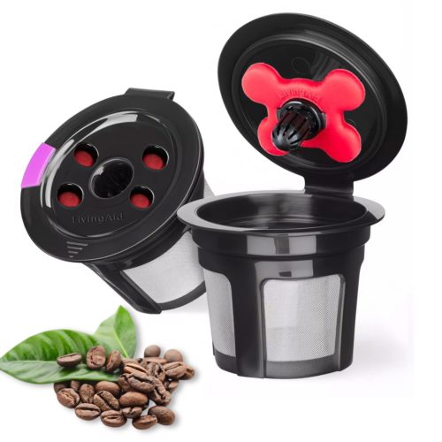 2 x Reusable K Cup Coffee Filters for Keurig 1.0 & 2.0, Refillable Coffee Pods