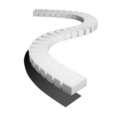 Woodland Scenics ST1407 1'' x 2'' Lang Foam Riser (4 Stück) T48 Postage
