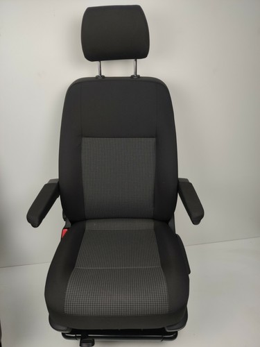 VW T5 T6 T6.1 Fahrersitz Sitze Armlehnen  mit Konsole  Muster Double Grid