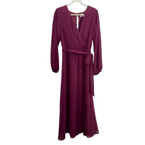 Show Me Your MuMu Lady Long Sleeve V Neck Wrap Dress Women's XL - SEE PHOTOS - Picture 1 of 10