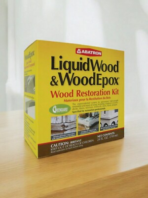 Abatron LiquidWood and WoodEpox Beige Wood Restoration Kit 24 oz