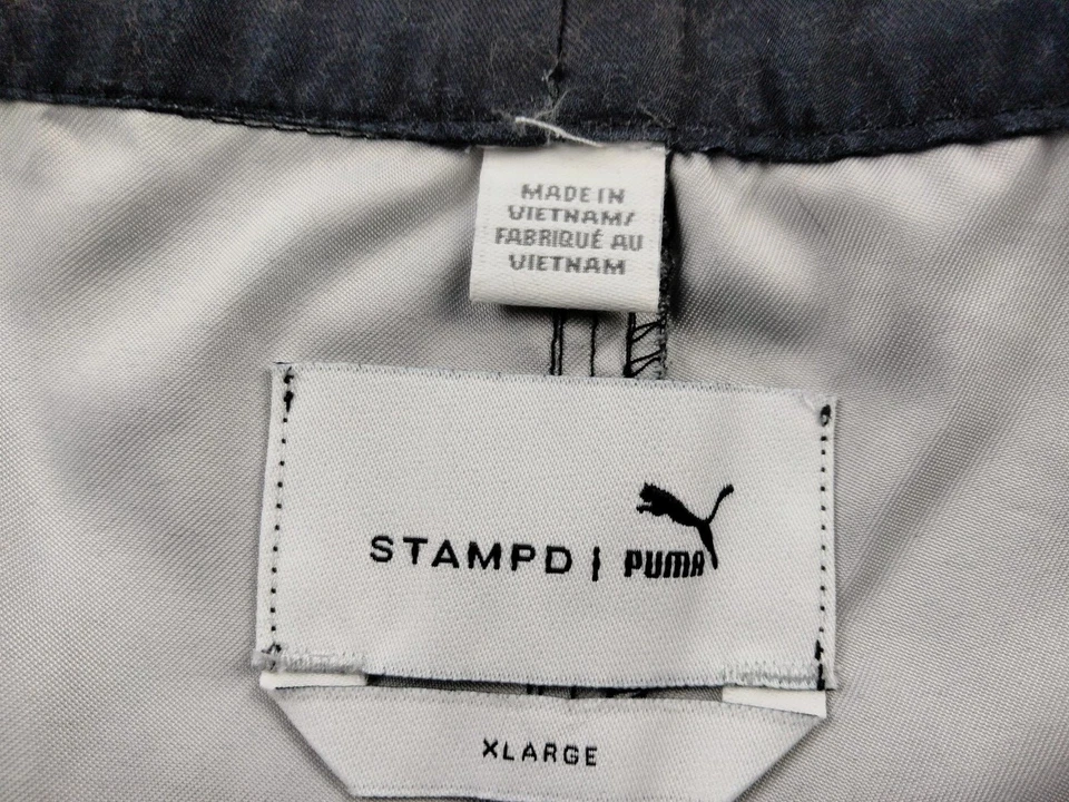 PUMA Stampd Black Tech Wicking Swim Board Wake Surfing Shorts Mens XL - Image 2 of 4