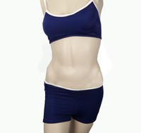 Zoggs Swimwear Navy Bronte Aquakini Ladies (shorts & Top) Size 10 - 34 (c29-ba) Zoggs Swimwear Navy Bronte Aquakini Ladies (shorts & Top) Size 10 - 34 (c29-ba)