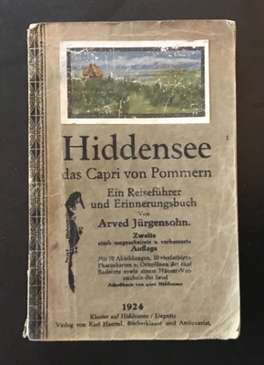 Hiddensee das Capri von Pommern, Reiseführer, Arved Jürgensohn, 1924, Original ! - Bild 1 von 4