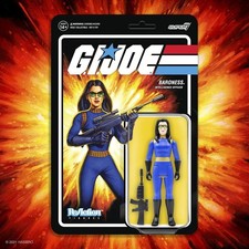 Super7 ReAction GI JOE BARONESS 3.75  Action Figure