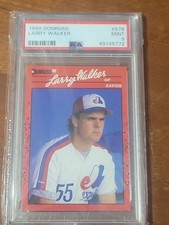 Larry Walker Rookie Cards Checklist and Autographed Memorabilia Guide 20