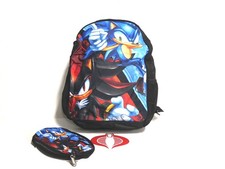 SONIC the HEDGEHOG Backpack NEW! Multi w Pencil Pouch Package NEW! Back Backpack