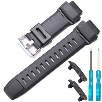 18mm Rubber Watch Band Compatible with Casio PRG-260 PRG550 PRG250 PRW3500/25...
