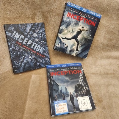 Inception (Blu-ray DVD Digital) Best Buy OOP Exclusive With Script, Scratch-free